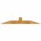 Ekena Millwork Portland Rough Sawn Timber Gable Bracket, Western Red Cedar, 48"W x 8"H x 2"D x 4"F, 4/12 Pitch GBW048X08X0204POR00RWR - alternate 1